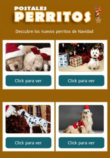 Tarjetas Navide&ntilde;as Perritos截图7