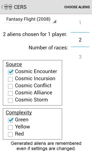 Cosmic Encounter Race Selector截图4