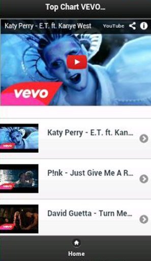 Top Chart VEVO Videos Apps截图4