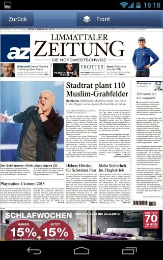 az Limmattaler Zeitung Mobile截图3