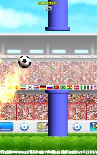 Super Flappy Soccer Ball截图5