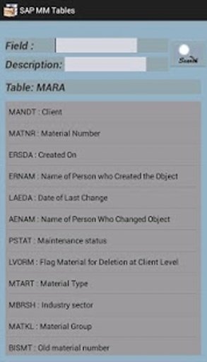 SAP MM Tables with Fields截图6