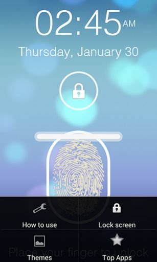 iOS 7 Fingerprint Lock Screen截图8