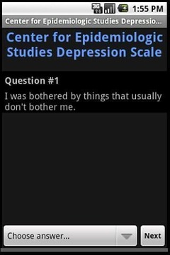 CES Depression Scale截图
