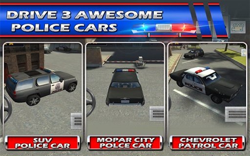 Police car 3D Parking Riot截图5