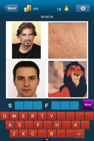 4Pics 1Word: Whats The Movie截图2