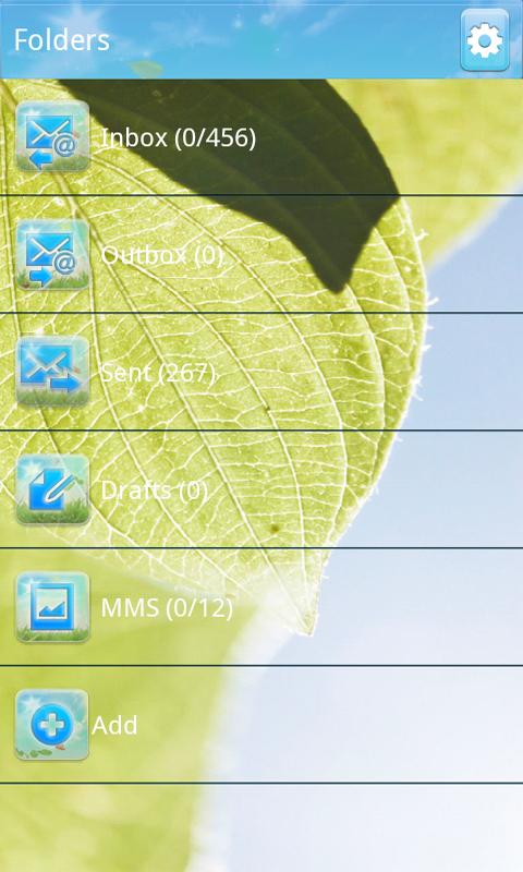 Summer Free GO SMS Theme截图6