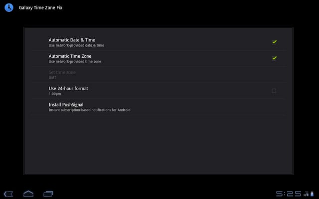 Galaxy Time Zone Fix截图1