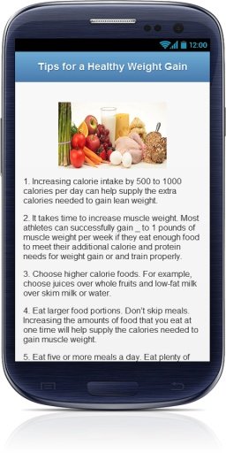 Weight Gain Diet for Athletes截图5