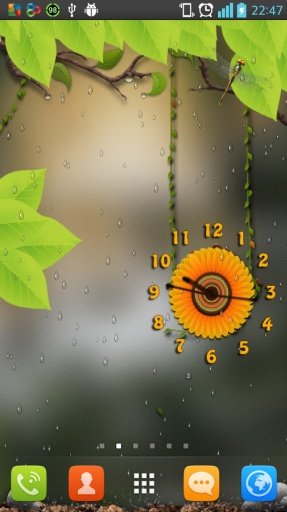 Rain Clock Flower Wallpaper截图7