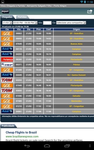 Porto Alegre Airport + Flight Tracker截图3