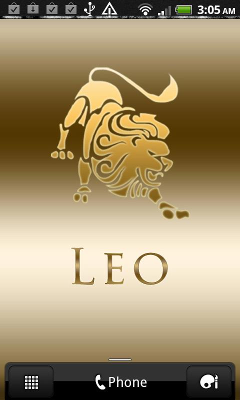 Leo Zodiac Gold WP截图1