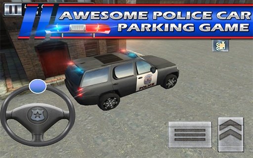 Police car 3D Parking Riot截图1