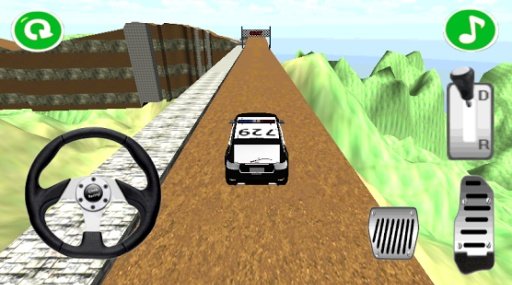 Police Hill Climb Racing 4x4截图3