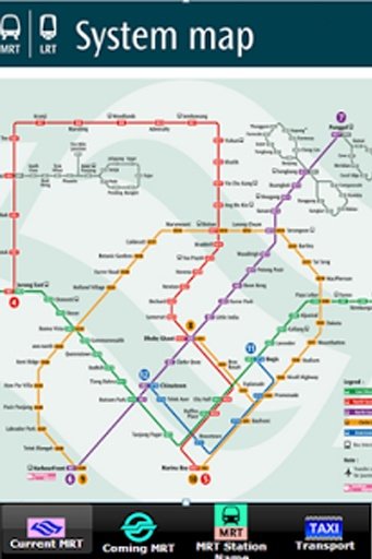 SG MRT Map截图5