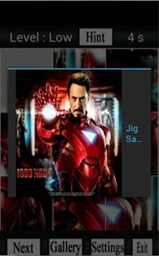 Iron Man Walpaper Puzzle截图1