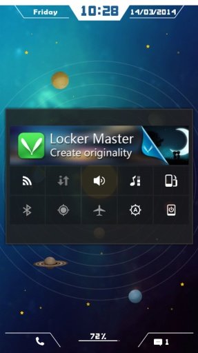 Solar System Live Locker Theme截图3