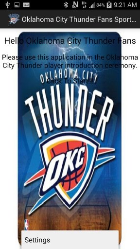 Oklahoma City Thunder Lights截图2