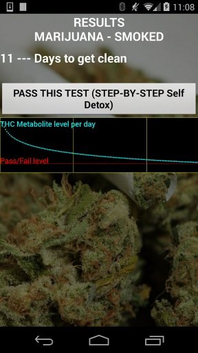 Drug Test Marijuana Calculator截图2