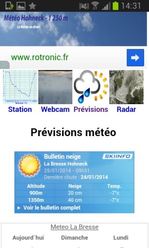 M&eacute;t&eacute;o Hohneck截图1