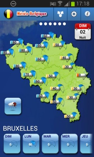 M&eacute;t&eacute;o Belgique截图1