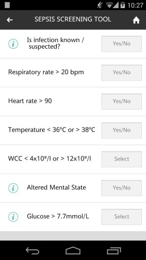 NEWS &amp; SEPSIS SCREENING截图3