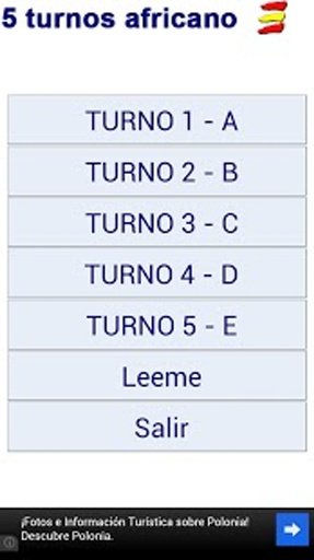 5 Turnos Africano Calendario截图4