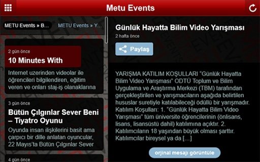 METU Events截图2