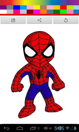 Spidy Coloring Game Kids截图3