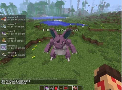 Pixelmon minecraft mod 2014截图2