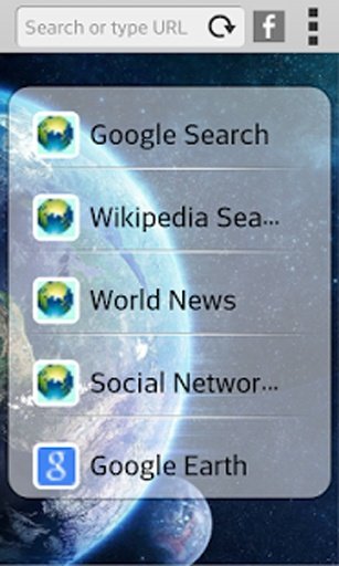 Turbo Browser Earth HD截图4