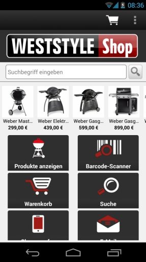 Weber Grill Online-Shop截图1