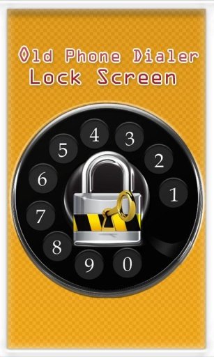 Old phone Dialer Lock Screen截图3