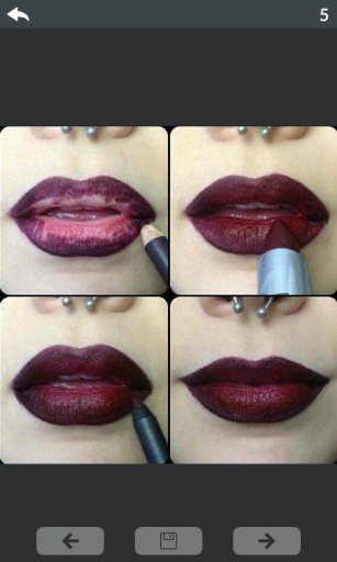 Lips makeup step by step 2截图4