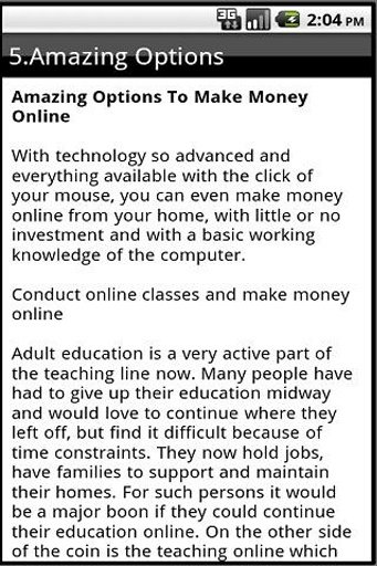 How To Make Money Online截图4