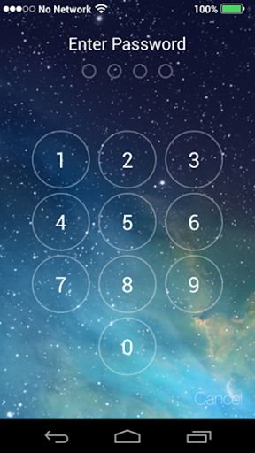 iOS 7 Fingerprint Lock Screen截图1