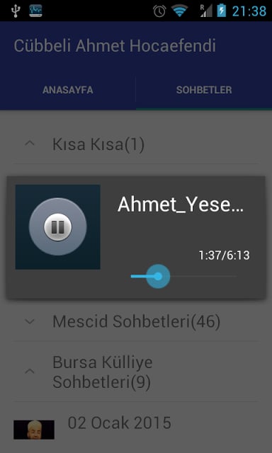 C&uuml;bbeli Ahmet Hoca Sohbetleri截图6