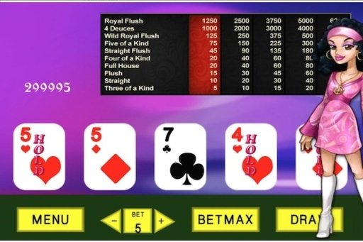 Video Poker Texas Paradise截图3