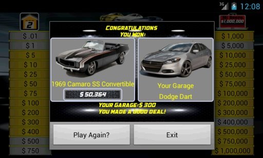 Deal or No Deal Cars Edition截图1