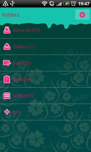 GO SMS Pro Fairy Theme截图10