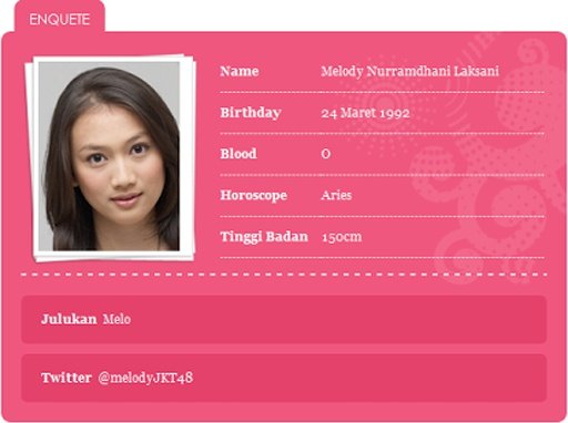 Profil Member JKT48截图7