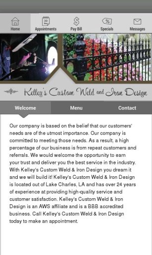 Kelley's Custom Weld &amp; Iron截图1