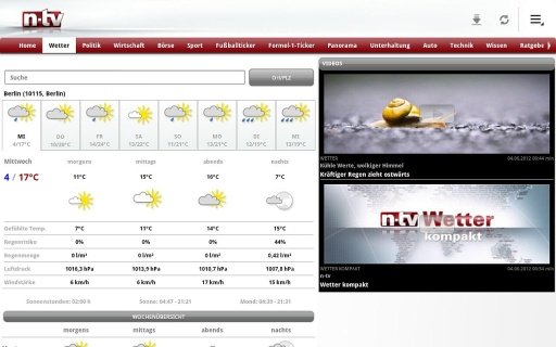 n-tv Tablet Nachrichten截图4