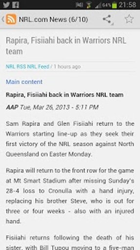 NRL News National Rugby League截图5