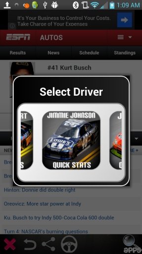 Kurt Busch NASCAR截图2