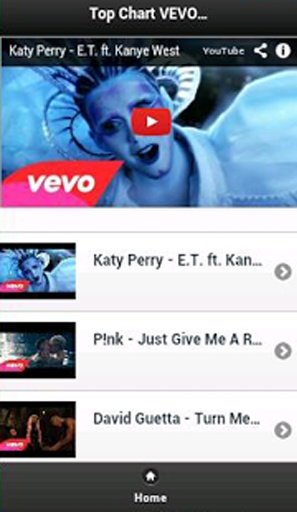 Top Chart VEVO Videos Apps截图3