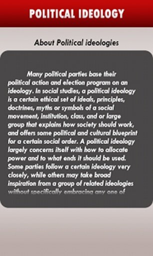 Political Ideology截图4