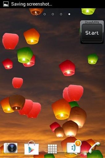 Color Sky Lanterns LWP截图4