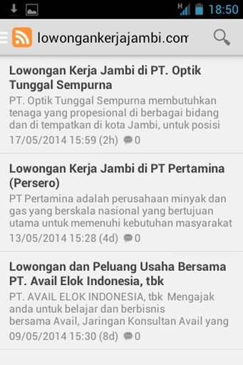 Lowongan Kerja Jambi截图1