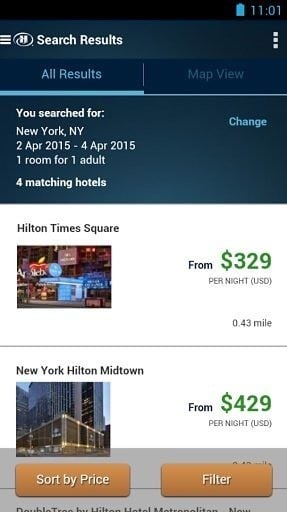 Hilton Hotels &amp; Resorts截图2